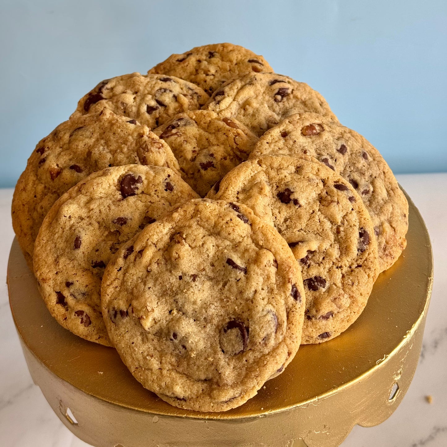 Chispas de chocolate con nueces